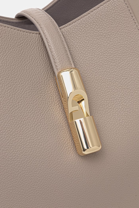 Akcesoria Furla torebka skórzana WB01788.BX3353.4488S beżowy