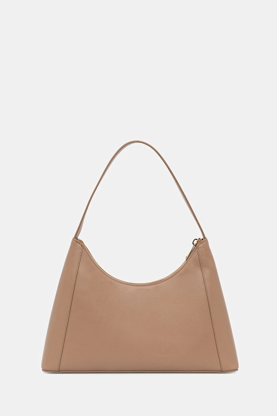 Accesorii Furla poșetă de piele Diamente S Shoulder WB00782.AX0733.4489S maro