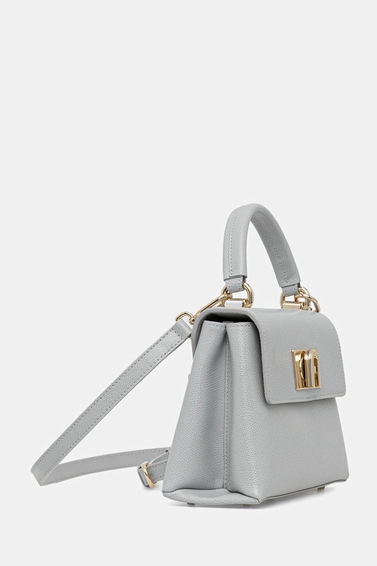 Furla torebka skórzana Mini Top Handle WB00109.ARE000.CRH00 szary SS26