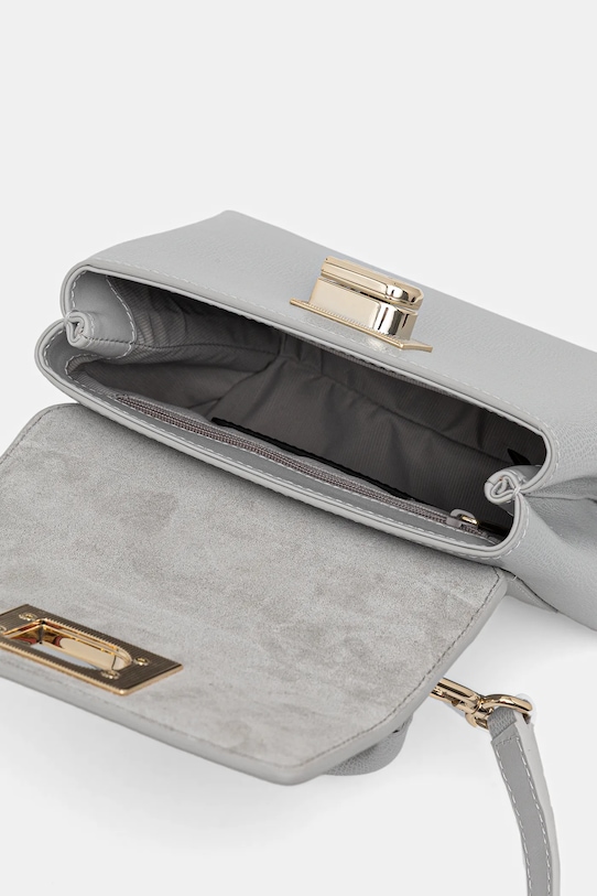 Furla torebka skórzana Mini Top Handle WB00109.ARE000.CRH00 szary