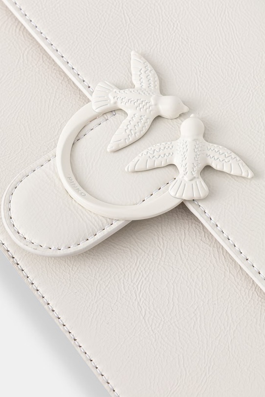 Pinko torebka skórzana biały 100066.A315