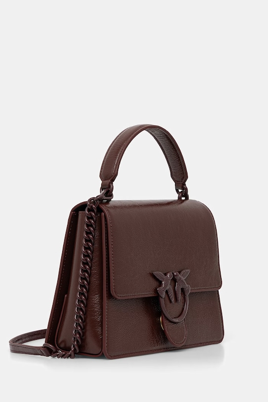 Kožna torba Pinko 100066.A315 smeđa SS26