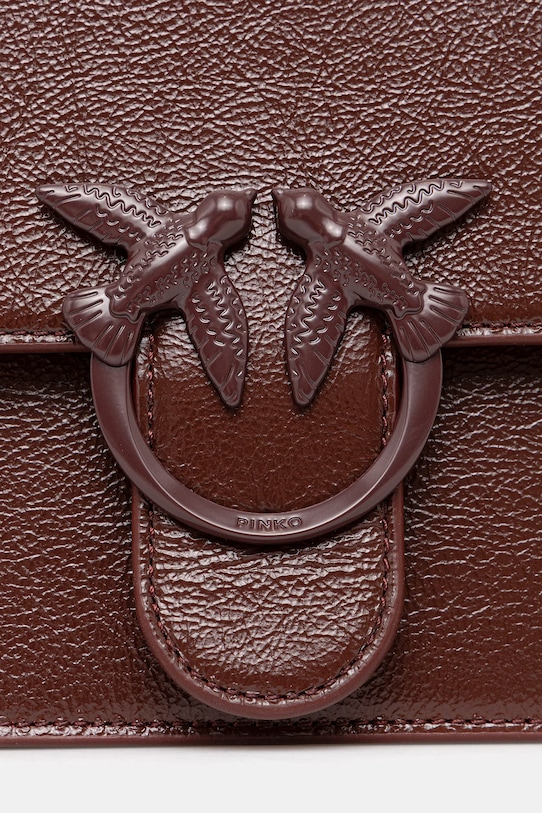 Kožna torba Pinko smeđa 100066.A315