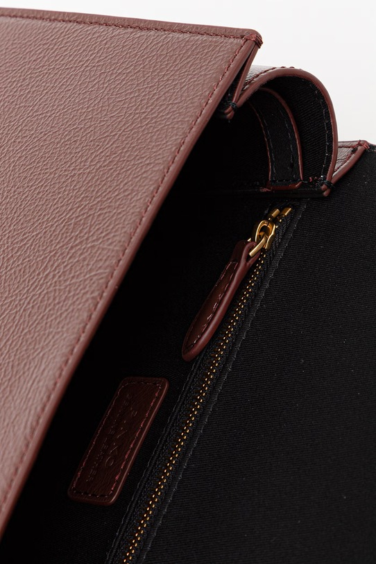 Kožna torba Pinko 100066.A315 smeđa