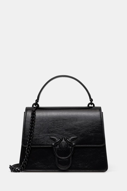 Pinko torebka skórzana skóra licowa czarny 100066.A315