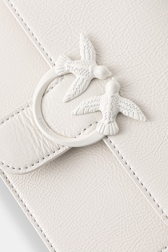 Pinko torebka skórzana beżowy 100071.A315