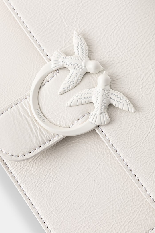 Pinko torebka skórzana beżowy 100071.A315