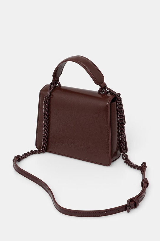 Akcesoria Pinko torebka skórzana 100071.A315 brązowy