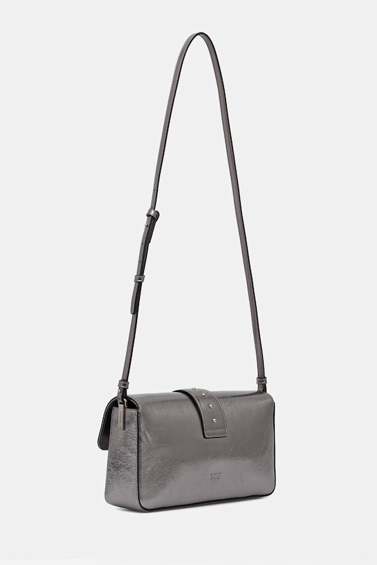 Akcesoria Pinko listonoszka damska skórzana 104524.A2H2 srebrny