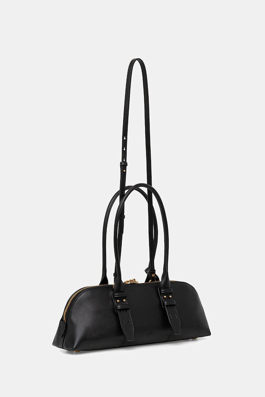 Αξεσουάρ Δερμάτινη τσάντα Pinko Horizontal 106169.A0QO μαύρο