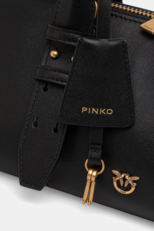 Δερμάτινη τσάντα Pinko Horizontal 106169.A0QO μαύρο