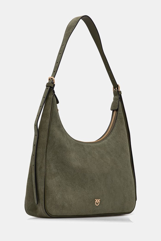 Pinko torebka zamszowa 106167.A0F6 zielony SS26
