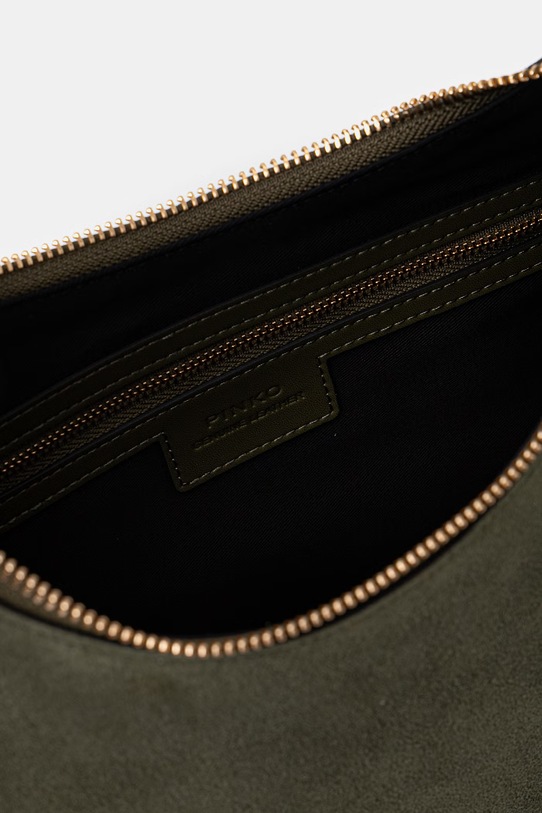 Pinko torebka zamszowa 106167.A0F6 zielony