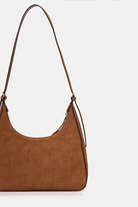 Akcesoria Pinko torebka zamszowa 106167.A0F6 brązowy