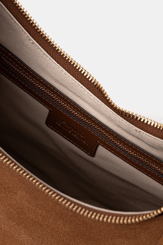 Pinko torebka zamszowa 106167.A0F6 brązowy