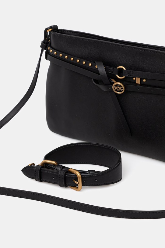 Pinko torebka skórzana czarny 106176.A0QO