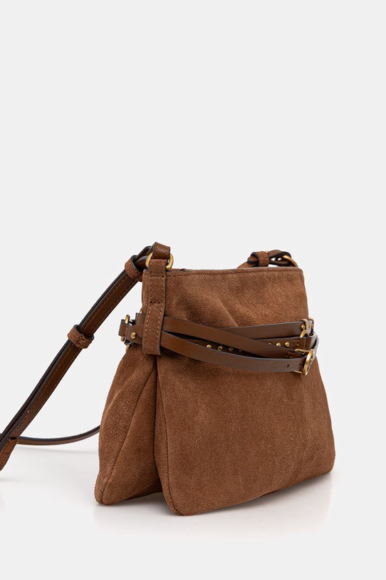 Pinko torebka zamszowa 106176.A0F6 brązowy SS26