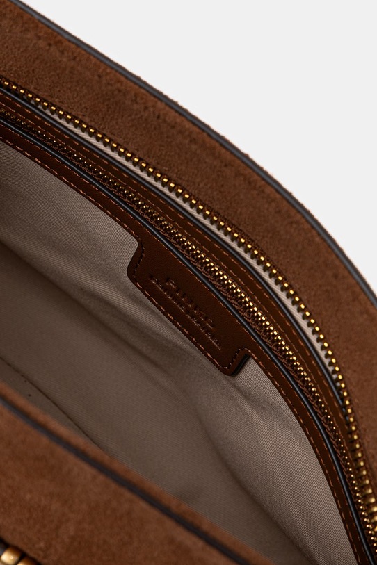 Pinko torebka zamszowa 106176.A0F6 brązowy