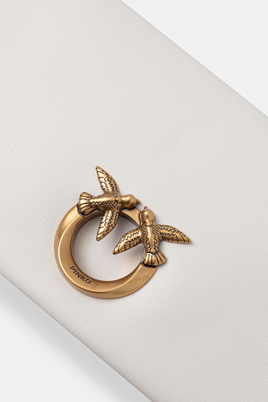 Pinko torebka skórzana biały 106022.A0QO