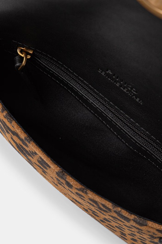 Pinko torebka zamszowa 106023.A32A brązowy