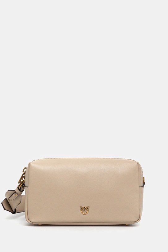 Pinko torebka skórzana skóra licowa beżowy 106062.A0QO