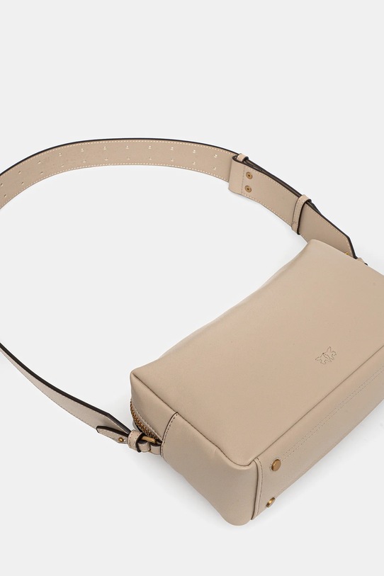 Pinko torebka skórzana beżowy 106062.A0QO