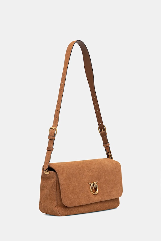 Αξεσουάρ Τσάντα σουέτ Pinko Horizontal 106178.A0F6 καφέ