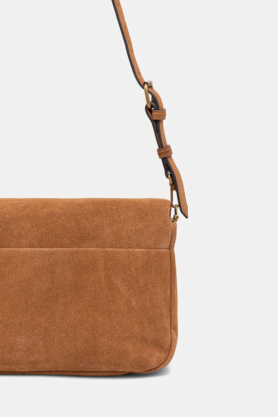 Τσάντα σουέτ Pinko Horizontal καφέ 106178.A0F6