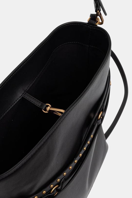 Pinko torebka worek damska skórzana 106339.A0QO czarny