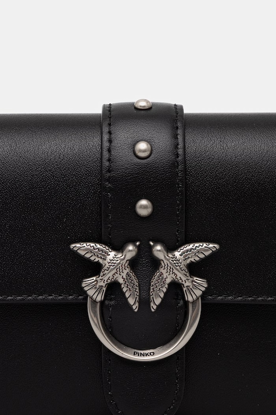 Doplnky Kožená kabelka Pinko 105353.A0QO čierna