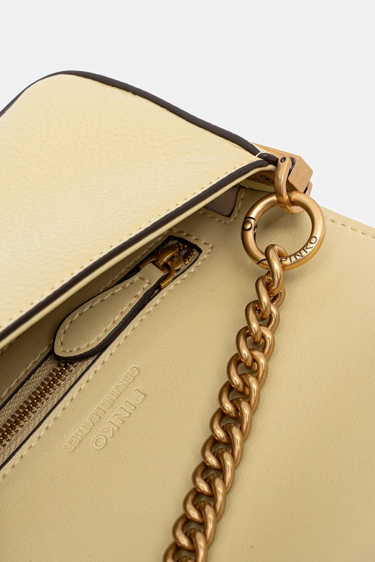 Pinko torebka skórzana 105353.A2X6 żółty