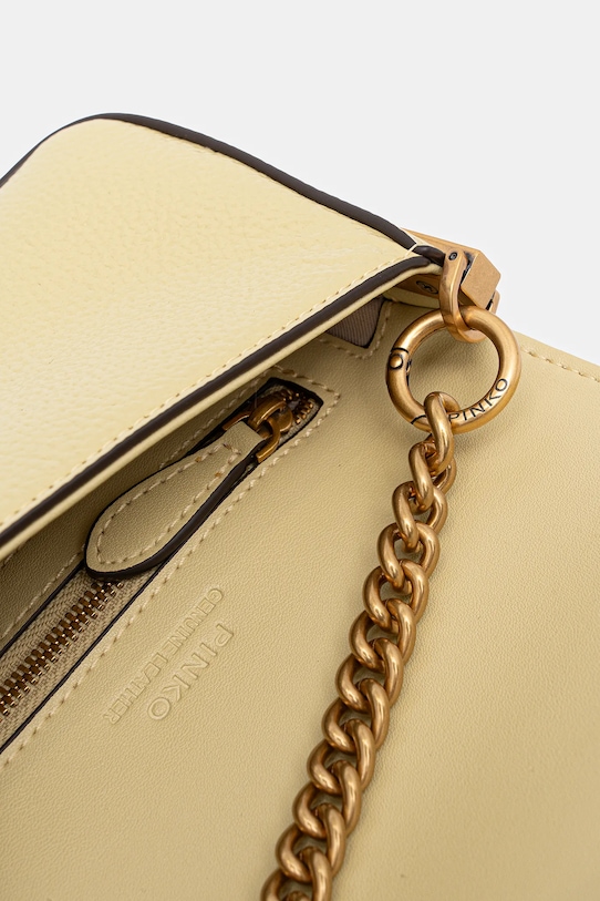 Pinko torebka skórzana 105353.A2X6 żółty