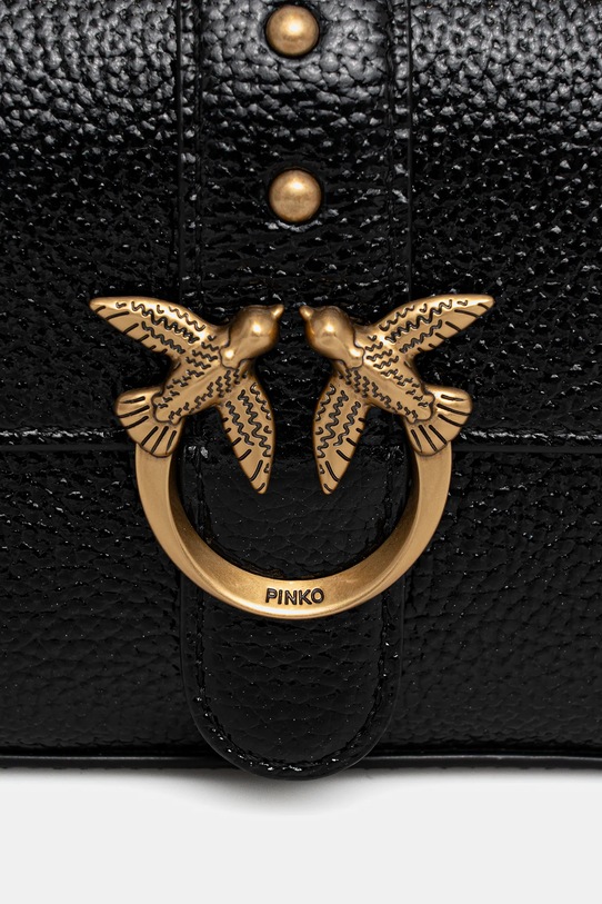 Akcesoria Pinko torebka skórzana 105353.A2X6 czarny