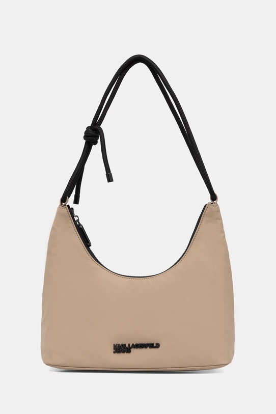 Karl Lagerfeld Jeans torebka nie mieści A4 beżowy B1W30168