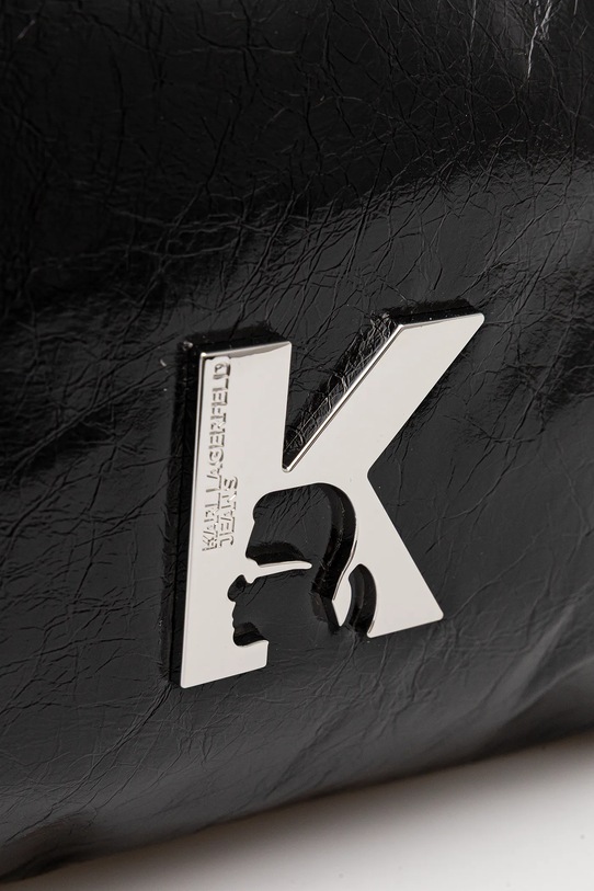 Karl Lagerfeld Jeans torebka skórzana czarny B1W30184