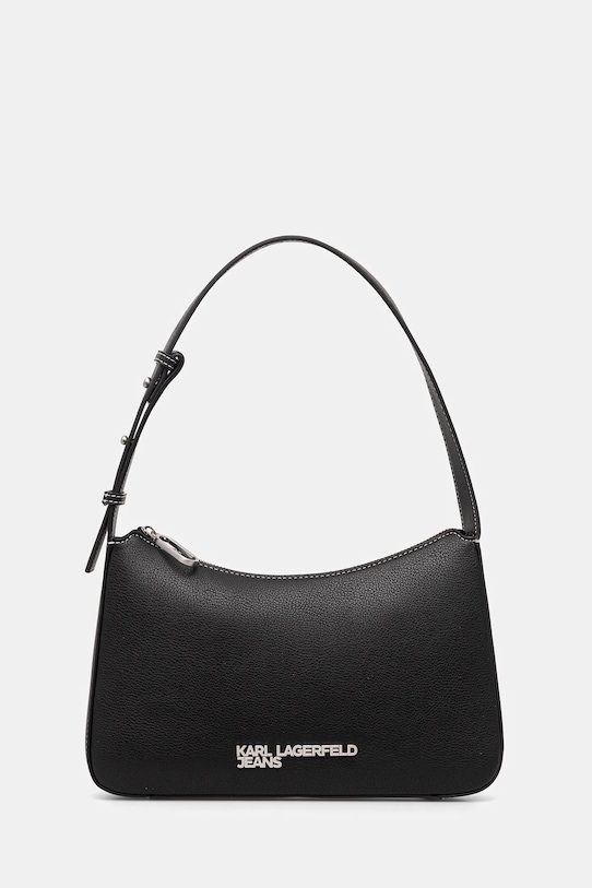 Karl Lagerfeld Jeans torebka aplikacja czarny A3W30009