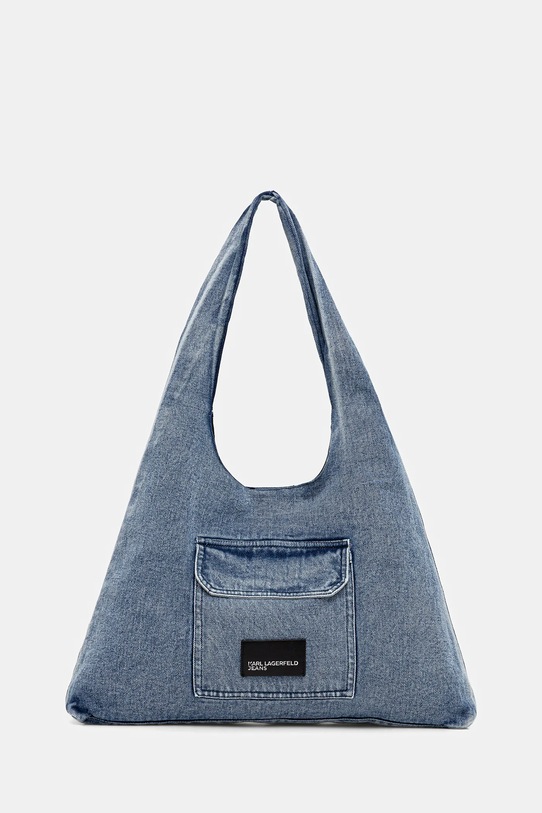 Jeans torba Karl Lagerfeld Jeans Tekstil modra B1W50005