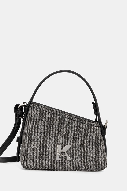 Karl Lagerfeld Jeans torebka nie mieści A4 czarny B1W30190