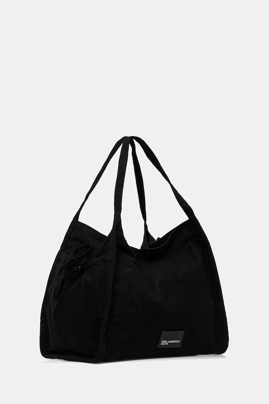 Bombažna torba Karl Lagerfeld Jeans B1W50082 črna SS26