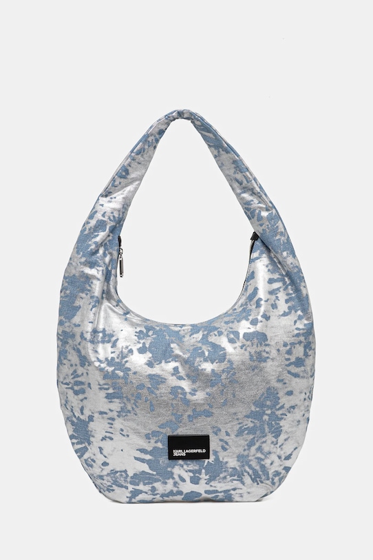 Karl Lagerfeld Jeans torebka mieści A4 niebieski B1W30177