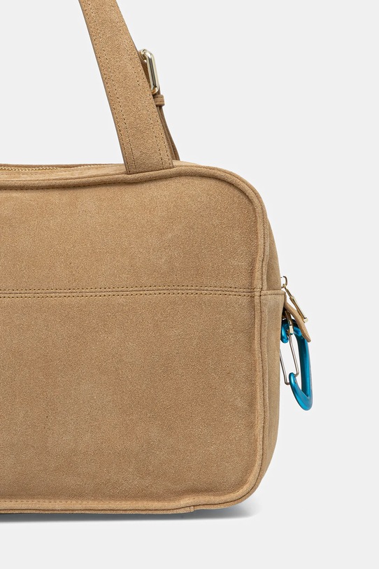 Akcesoria Patrizia Pepe torebka zamszowa 2B0125.L152 beżowy