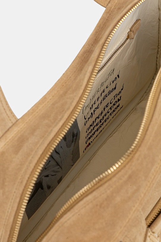 Patrizia Pepe torebka zamszowa 2B0125.L152 beżowy