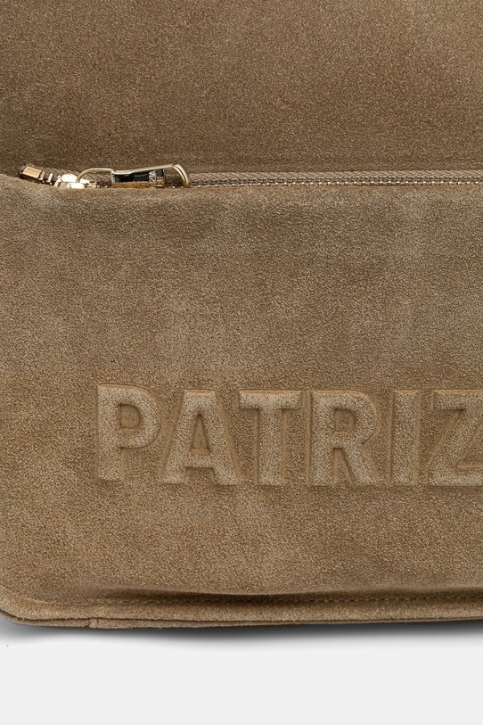 Patrizia Pepe torebka zamszowa zielony 2B0125.L152