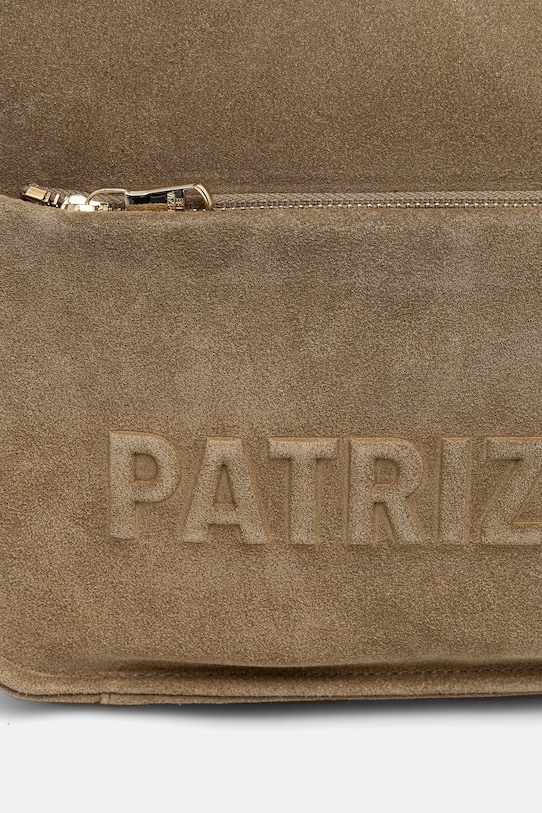 Patrizia Pepe torebka zamszowa zielony 2B0125.L152