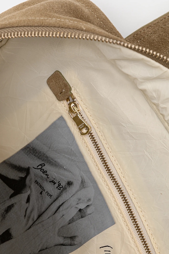 Patrizia Pepe torebka zamszowa 2B0125.L152 zielony