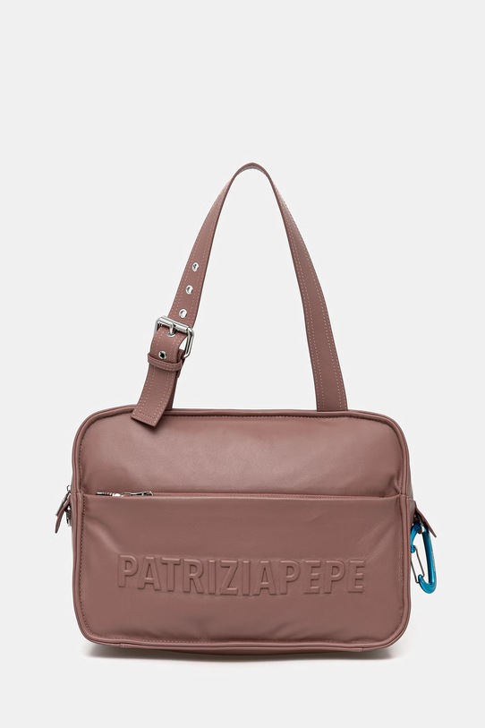Patrizia Pepe kabelka typu tote dámska kožená ružová 2B0125.L113F