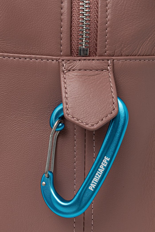 Patrizia Pepe kabelka typu tote dámska kožená ružová 2B0125.L113F