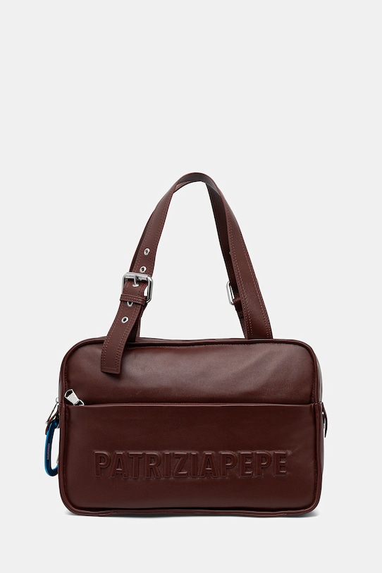 Patrizia Pepe torebka skórzana skóra licowa brązowy 2B0125.L113F