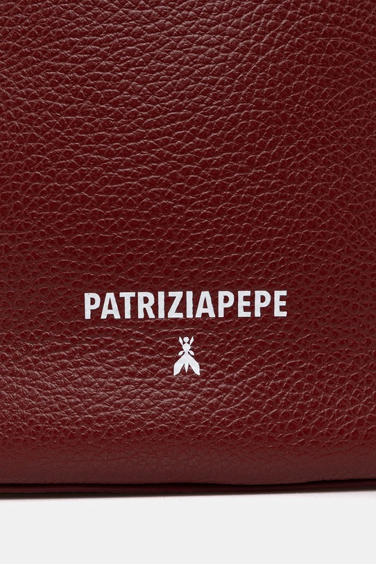 Patrizia Pepe torebka damska skórzana bordowy 8B0287.L148