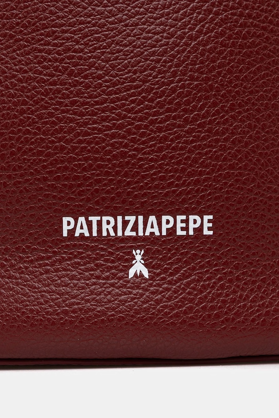 Patrizia Pepe torebka damska skórzana bordowy 8B0287.L148